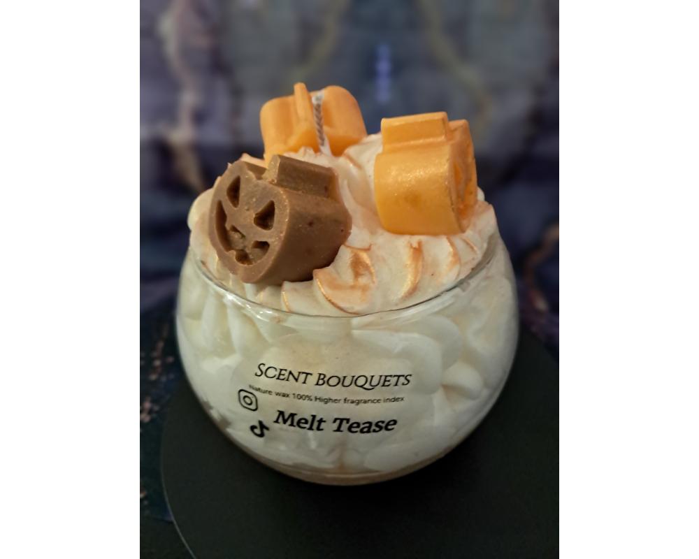 Premium Scent Glass Pumpkin / Limited Halloween Sphere Drop